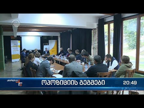 ოპოზიციის გეგმები