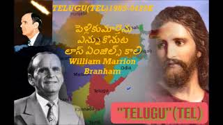 TELUGU(TEL)1965-0429E పెళ్లికుమార్తెను ఎన్నుకొనుటలాస్ ఏంజిల్స్ కాలి William Marrion Branham