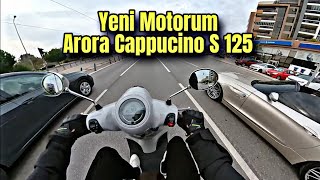 Arora Cappucino 125 Cc Yeni̇ Motorum Alınır Mı ?? Motovlog