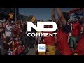 جماهير إسبانيا تحتفل ببلوغ نصف نهائي كأس العالم بعد الفوز على بلجيكا