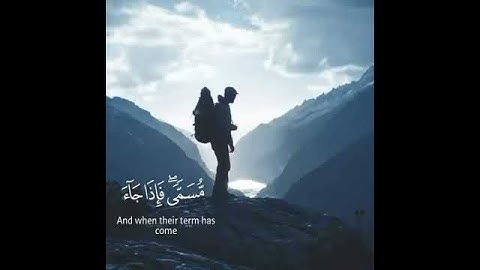 سورة النحل الاية ٦٠ بصوت الشيخ اسلام صبحي