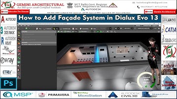 How to Add Façade System in Dialux Evo 13 (Gemini Architectural)
