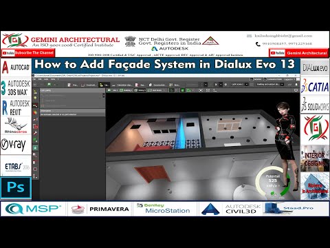 How to Add Façade System in Dialux Evo 13 (Gemini Architectural)