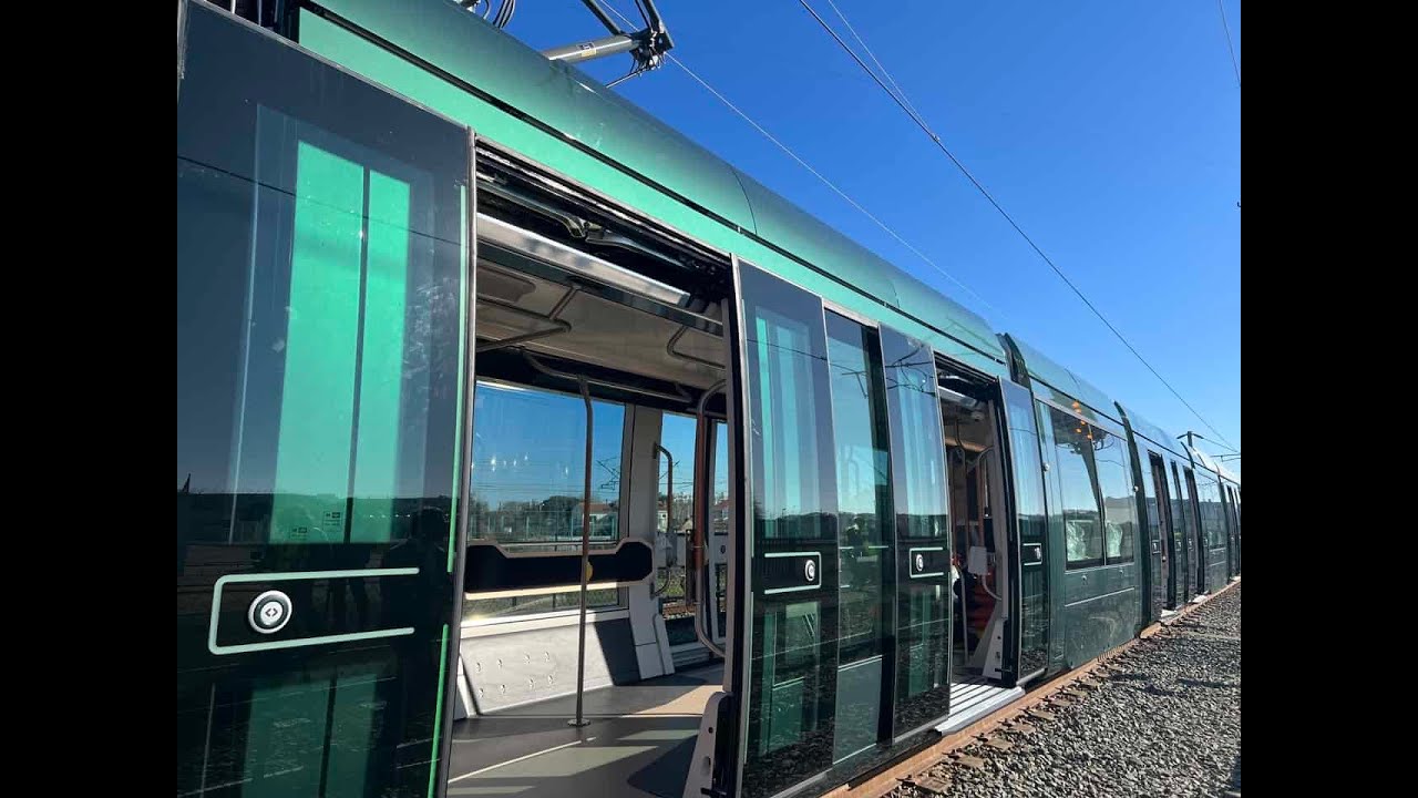 Voyage à bord des nouveaux tramways Alstom Nantes