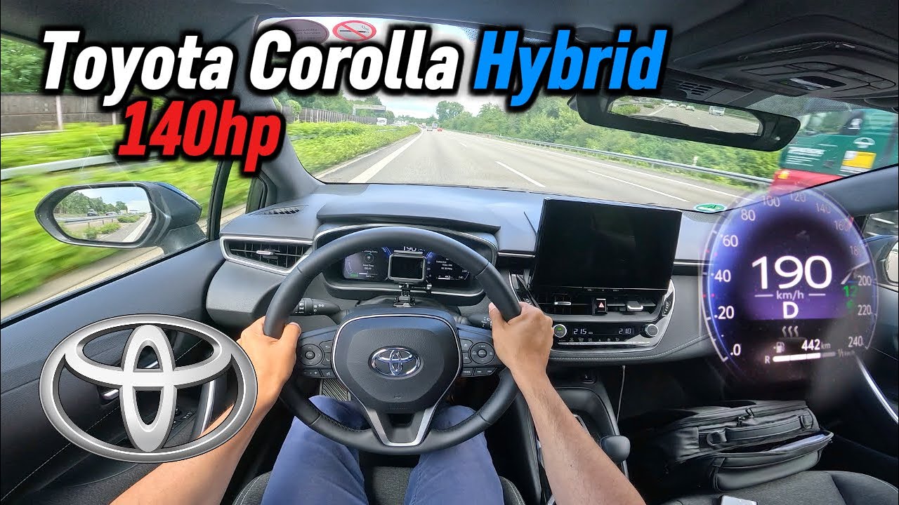 2025 Toyota Corolla (E210) Touring/Kombi 1.8 Hybrid (140 hp) | POV Autobahn Test Drive in Germany