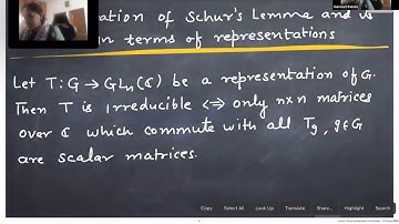 Lecture4 - Representations of finite groups: a basic course’ by Prof. Gurmeet K. Bakshi