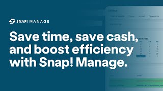 Snap! Manage All-in-one Administrative Solutions Webinar Recording