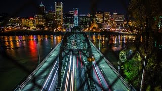 Portland Oregon At Night