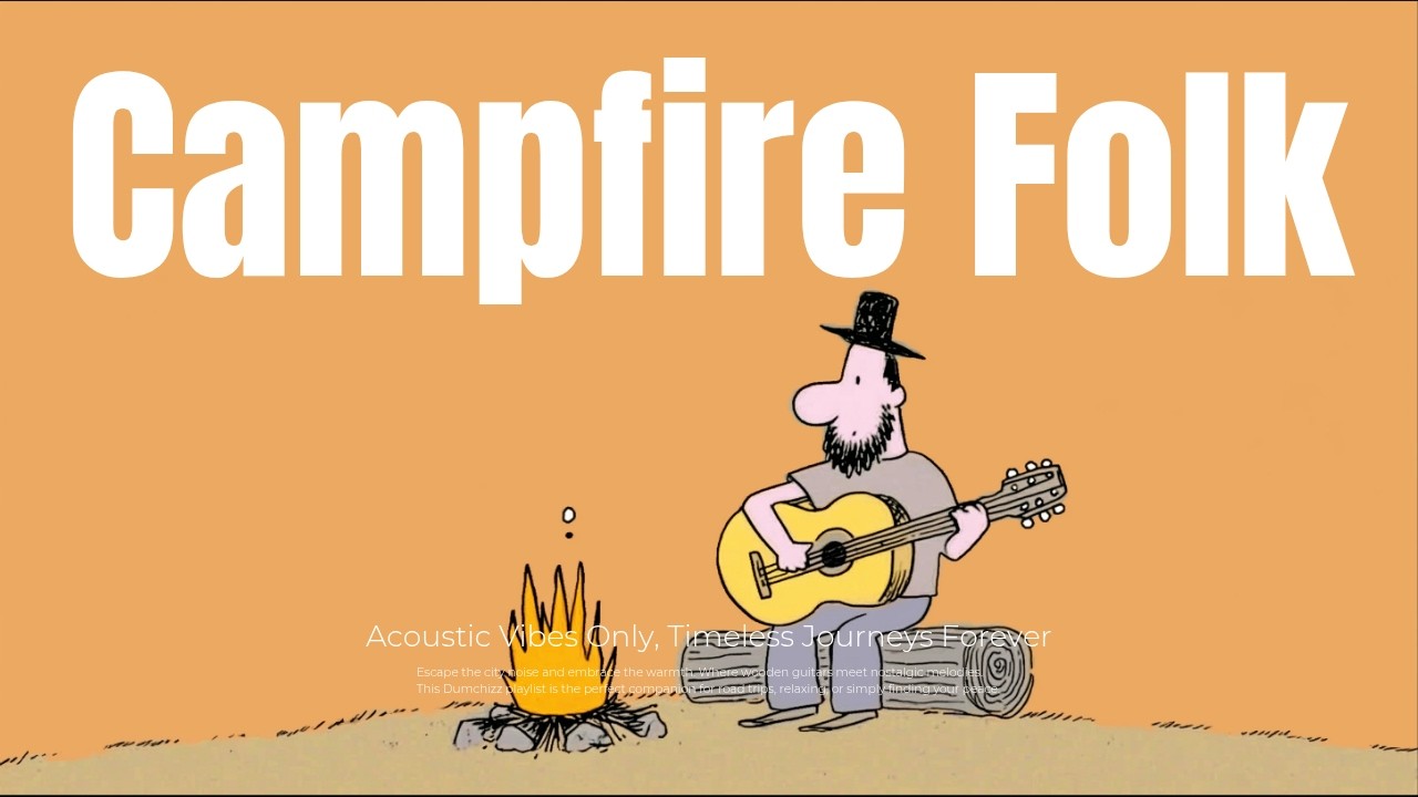 [Playlist] Late night campfire acoustic jam ⛺ | 지친 하루를 달래주는 불멍 BGM