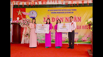 Lễ đón bằng công nhận trường đạt chuẩn quốc gia mức độ 1