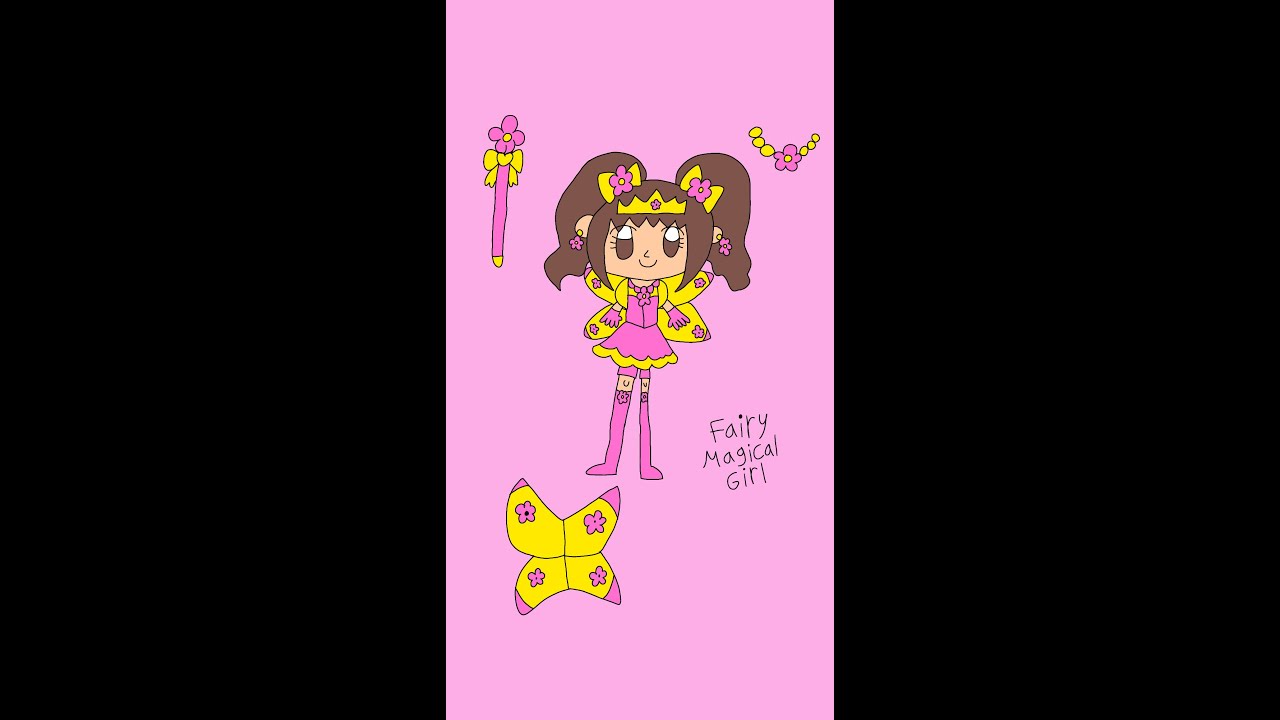 How to draw your own Fairy Magical Girl character - Original Tutorial - 9-16-2023