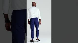 Greys Anatomy Spandex-Stretch Murphy Mens Zip-Fly 5-Pocket Jogger Scrub Pant