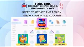 STEP TO CREATE AND ASSIGN TARIFF CODE IN SQL ACCOUNT
