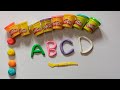 ABC SONG   ||  Playdoh Alphabet for kids and toddlers  ||  Learn  Clay ABCD || 