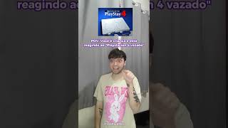 POV: VOCÊ É CRIANÇA E ESTÁ REAGINDO AO "PLAYSTATION 4 VAZADO" #gamer #humor #pov