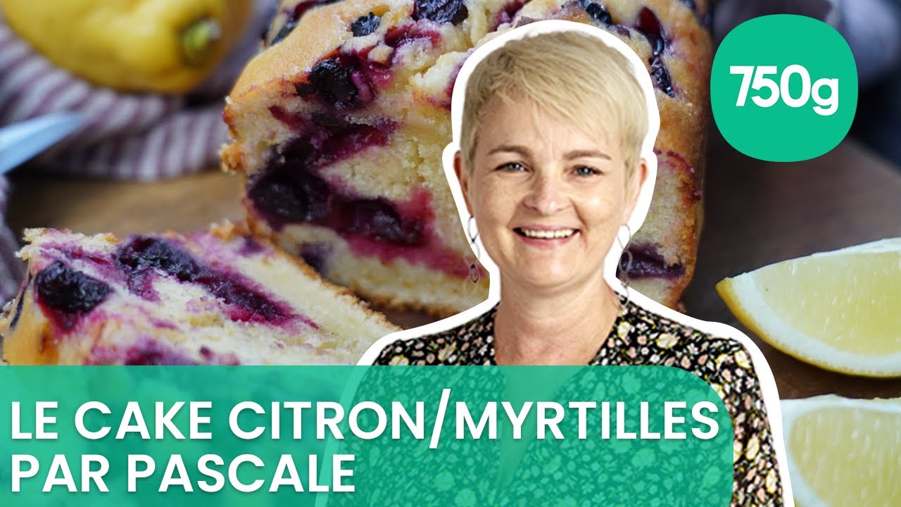 Recette du cake au citron et myrtilles - 750g