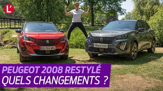 PEUGEOT 2008 (2023). FACE A FACE entre le SUV restylé et l'ancien