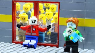 Lego Zombie Human Apocalypse: Zombie Defense | Lego Stop Motion Animation