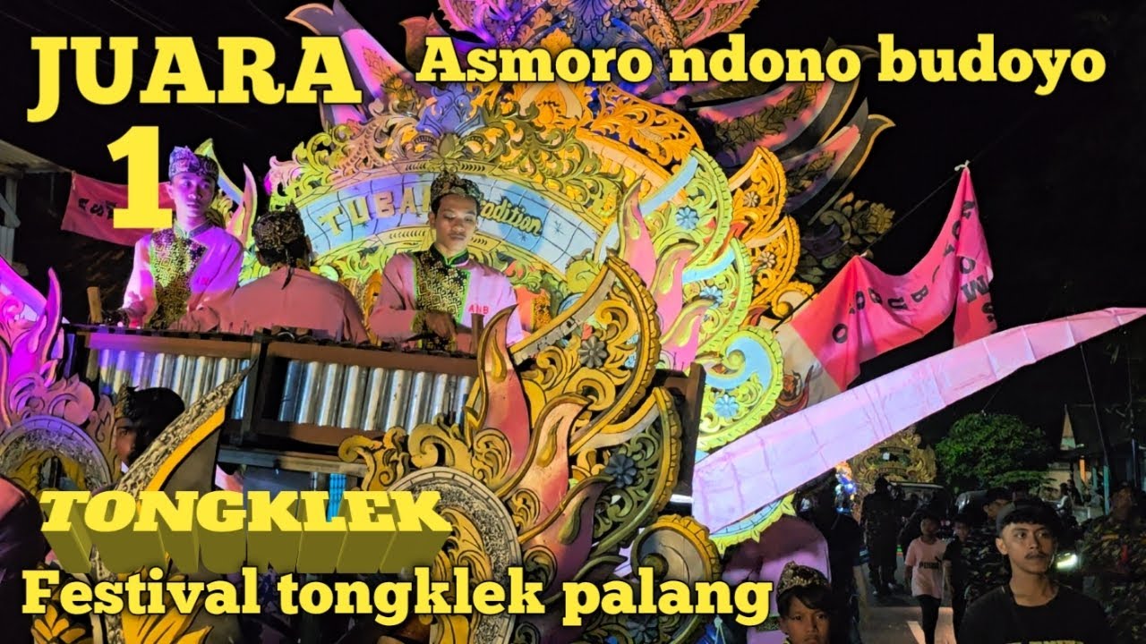 Juara 1 tongklek asmoro ndono budoyo -festival tongklek palang #hiburan #tongklek #tongklektuban 