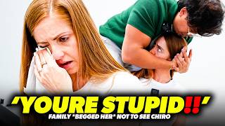 FAMILY **DEGRADED HER** FOR SEEING A CHIROPRACTOR! 😱😭 | Asmr Back & Neck Pain | Dr Tubio