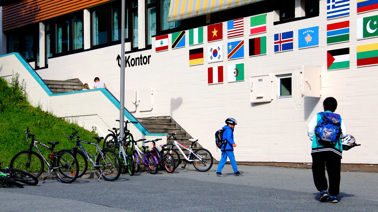 Får endelig sykle til skolen