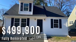 BEFORE AND AFTER REVEAL l Renovation | New Jersey House Tour | Haddonfield | Cape Cod | 3 Beds