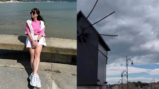 С Наташей идем пешком в старый город Несебр⛪️♥️Обошли обменники🤑Какой курс валют и цена топлива💶⛽️