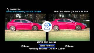 Canon EF-S 18-135mm f/3.5-5.6 IS USM - AF Speed Comparison Resimi