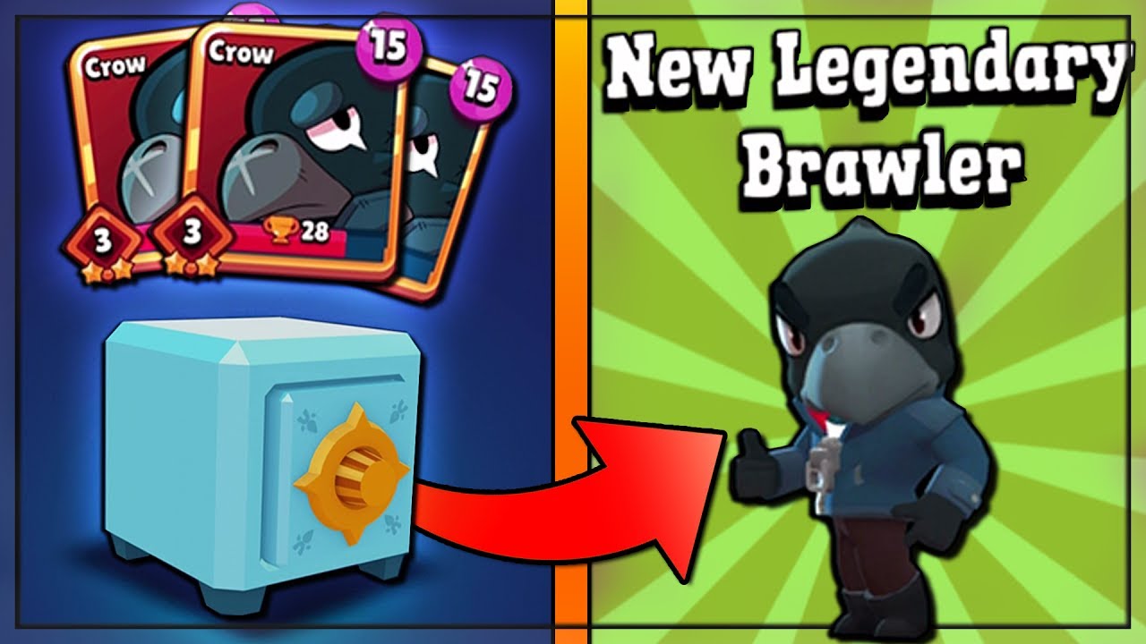 We Opended A Legendary In Brawl Stars Legendary Crow Gameplay X300 Brawl Box Opening Youtube
