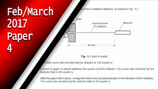IGCSE Physics February March 2017 Paper 4