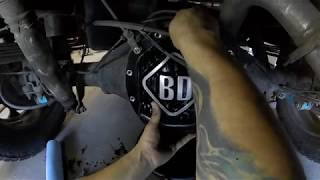 BD Diesel Rear Diff Cover Installed on 06 Duramax