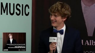 Jan Lisiecki Backstage at the 2018 JUNO Awards