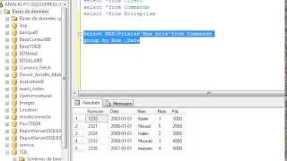 Details v24 SQl group by et Having News