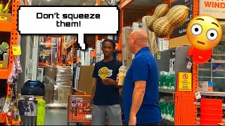 Asking Strangers Can You Hold My Nuts Prank! 😱
