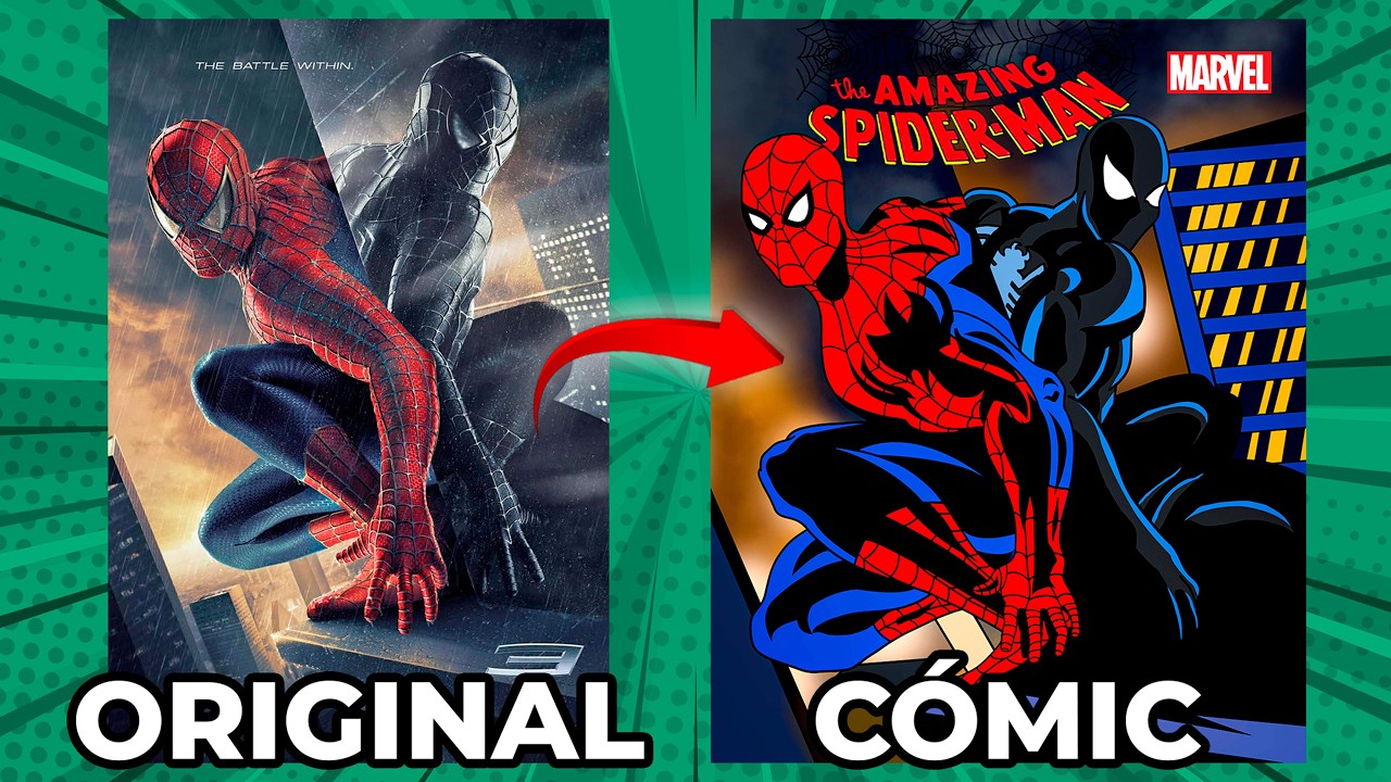 Convertí películas a cómics