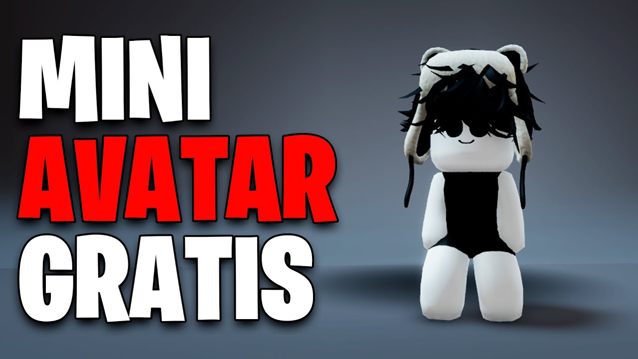 ROBLOX MINI AVATAR ESTÁ DE GRAÇA CORRE PARA PEGAR E FAZER SKIN PEQUENA  MENOR AVATAR DO ROBLOX 