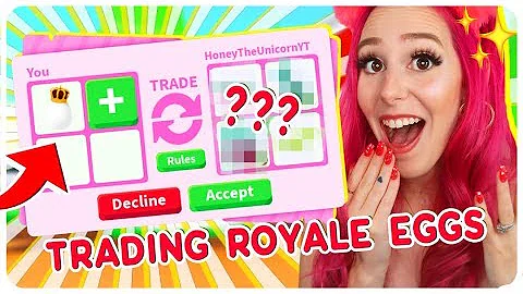 I Traded Only ROYAL EGGS for 24 Hours! Roblox Adopt Me Trading Challenge