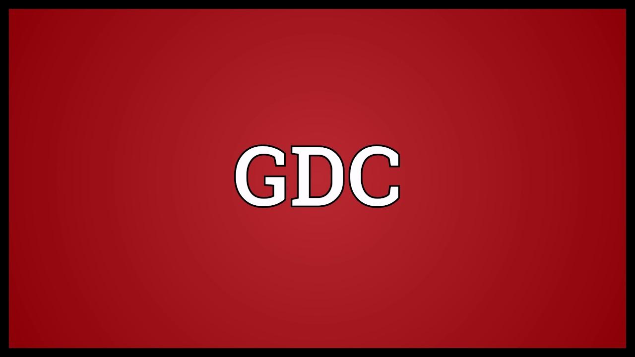 GDC Meaning YouTube