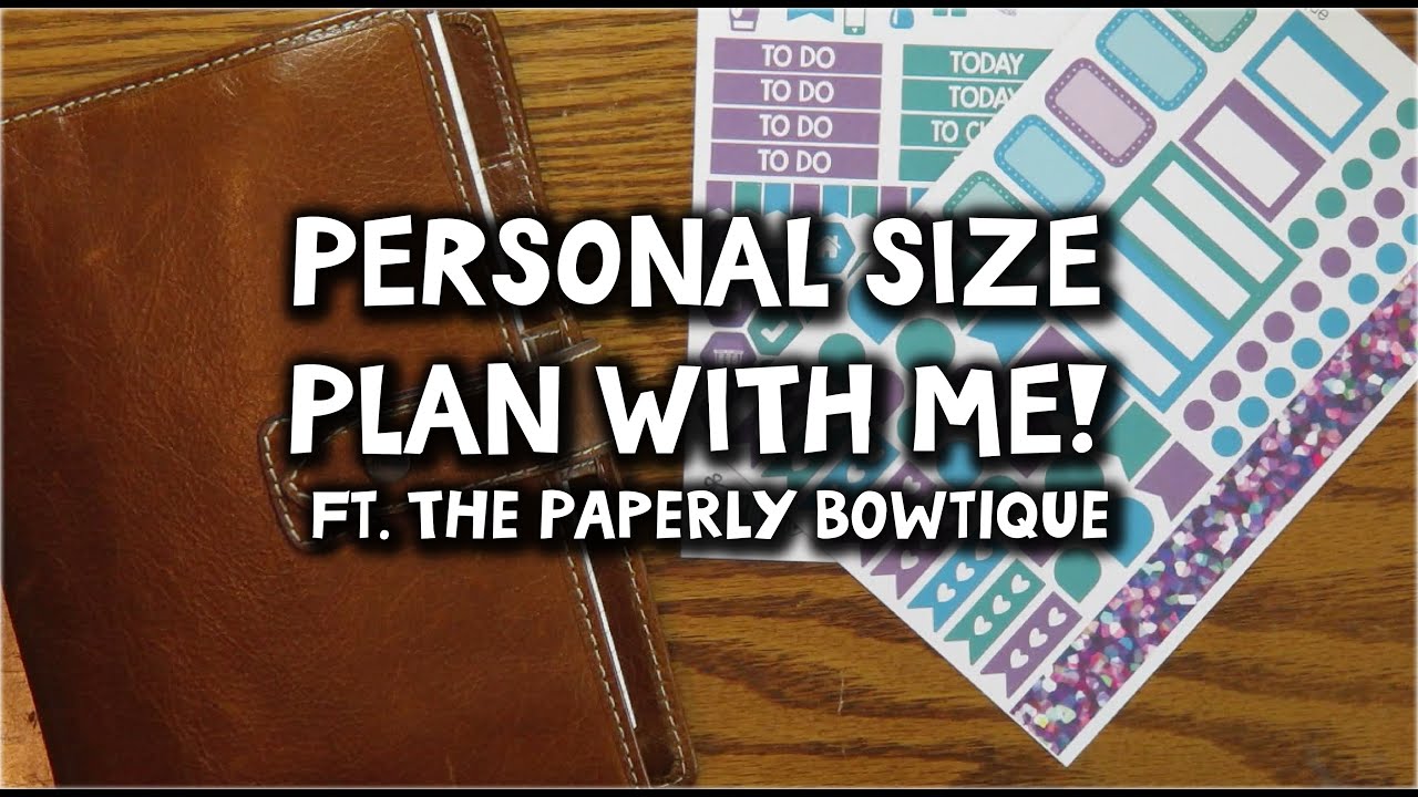 Plan With Me (Personal Size Filofax Malden) l January 2016