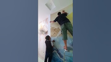 Thi công Tranh PVC có khó không ? #tranhvanda #thicongtranh3d #nhadep #tranh3d