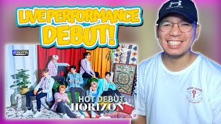 ANG CUTE NUNG STEPS NA YUN! │ DANCER REACTS to HORI7ON 'SIX7EEN' Debut Live Performance!