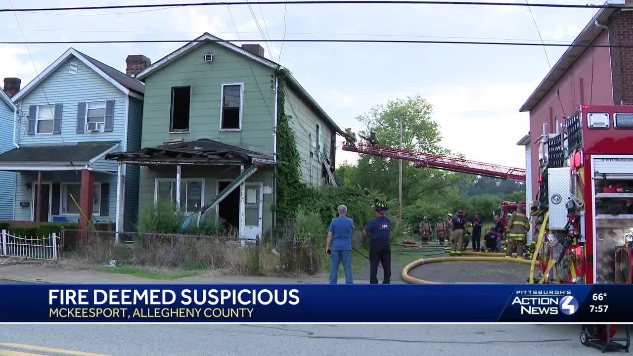Fire in McKeesport deemed suspicious - YouTube