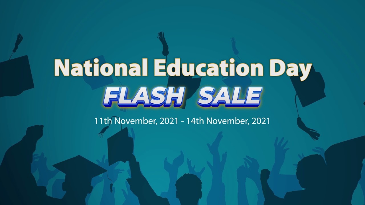 National Education Day Flash Sale Offer!