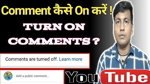 How To Hide &Unhide Comments in Youtube Studio | How to Enable comment On YouTube | Tech sanni
