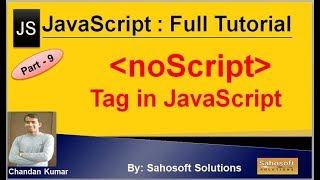 noScript tag in JavaScript | JavaScript Full Tutorial in Hindi