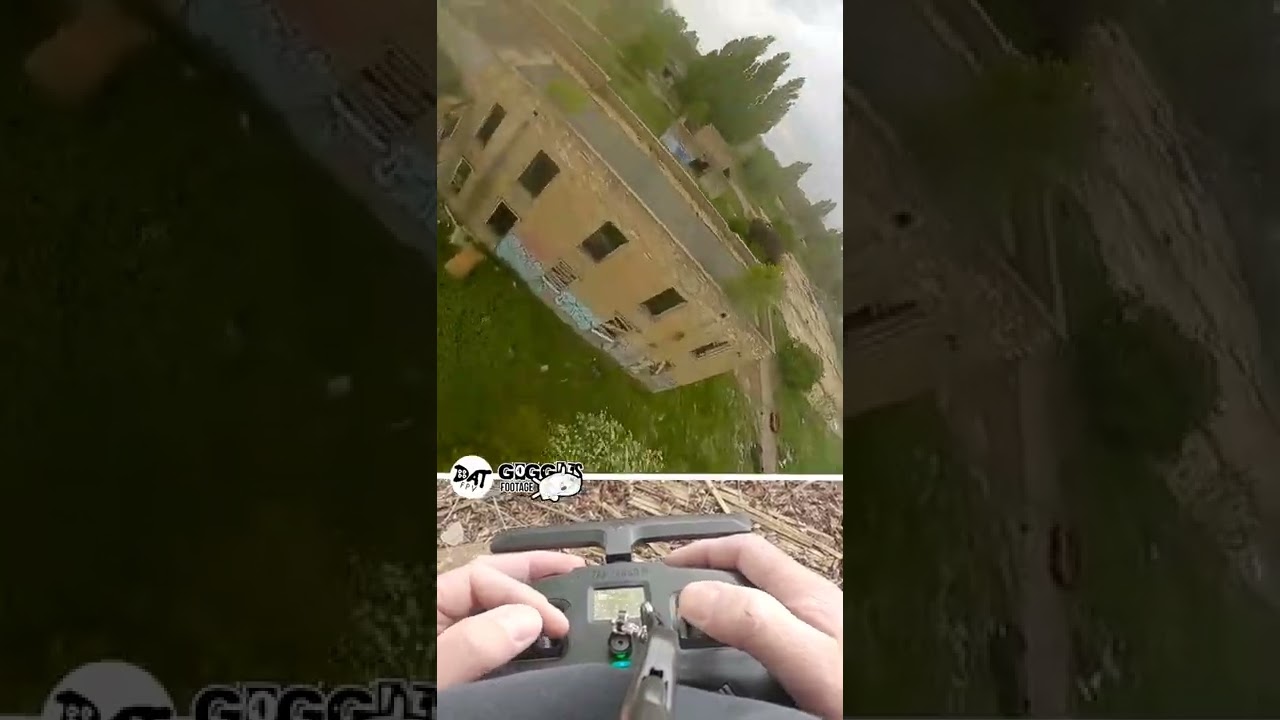 FPV - How to enter and exit a building fpv style, with stick cam 