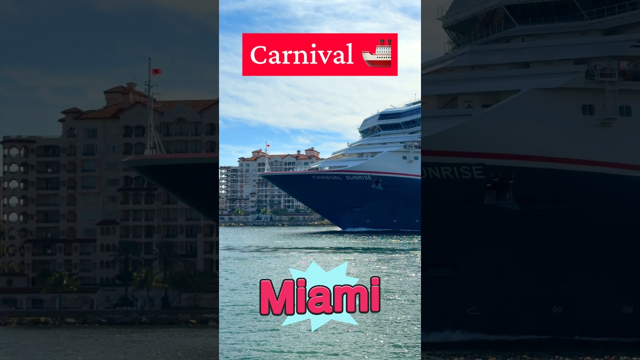 Carnival Sunrise 🚢 #ccl #carnival #cruise #cruiseship #travel