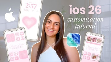 iOS 26 customization tutorial!! (how to make your iphone aesthetic with iOS 26)