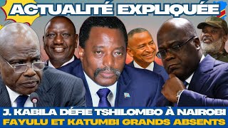 Actu Expliquée 14.10 - Kabila Défie Tshilombo En Réunissant Les Opposants. Fayulu Et Katumbi Absents