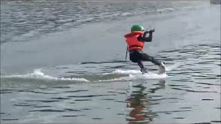 Wake it til you make it 2018, small girl wakeboarding